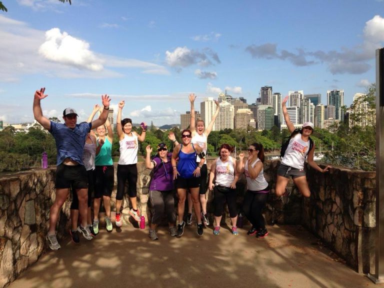 Personal training Cannon Hill QLD. weight loss, toned, exercise, fitness. 4170 Bootcamp at Kangaroo Point Stairs getting fit and healthy. 18th July 2011